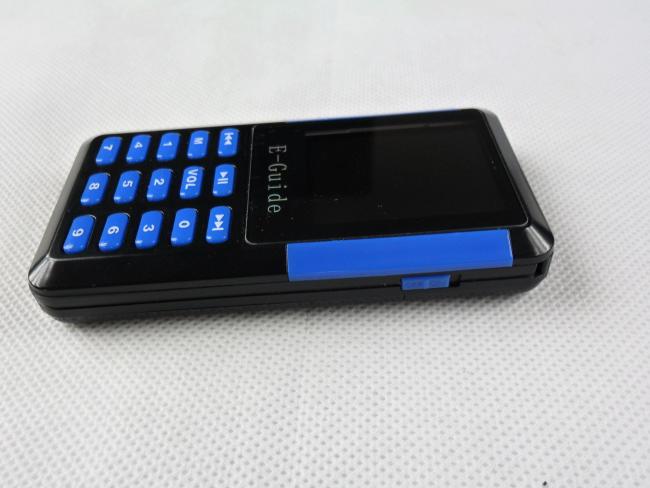 Portable Wireless Tour Guide System Blue & Black 006A Audio Guide System