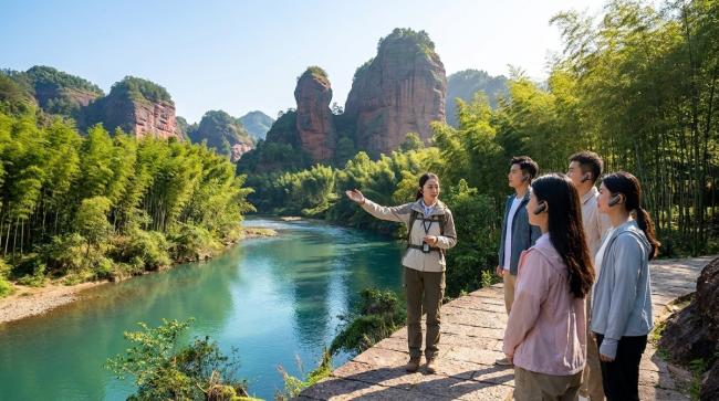 outdoor tour guide system