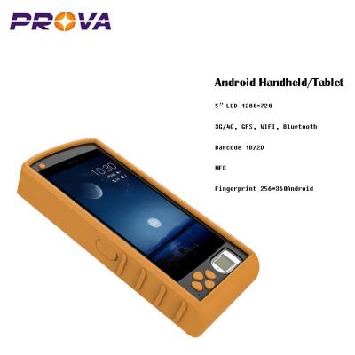 China 1D 2D Barcode Scanner , Android Fingerprint Handset Support For A-GPS for sale