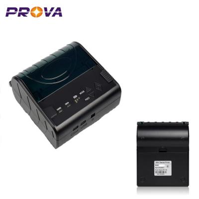 China Bluetooth Portable Wireless Printer , 80mm Portable Mini Thermal Printer for sale