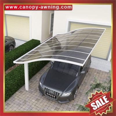 China outdoor parking alu aluminium aluminum alloy carport car rain sun shed shelter canopy awning for sale