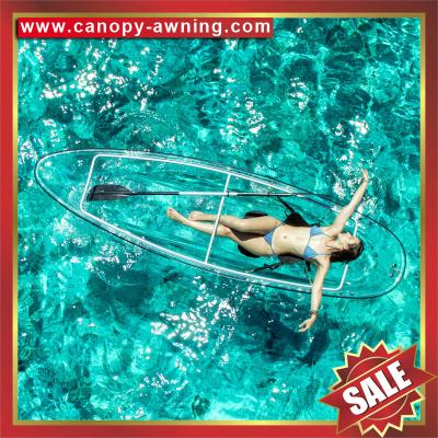 China PC boat,PC canoe,transparent boat,PC kayak,polycarbonate boat,PC clear kayak,modern kayak-excellent sightseeing yacht for sale