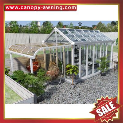 China high quality prefab outdoor glass alu aluminum aluminium alloy sunroom sun house cabin shed kits for sale for sale
