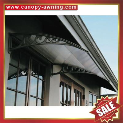 China excellent sunshade rain shield outdoor house porch window door polycarbonate pc DIY awning canopy canopies cover for sale