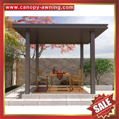 China hot sale Outdoor Public garden park alu Aluminium aluminum gazebo pavilion rain sun canopy shelter cover for sale