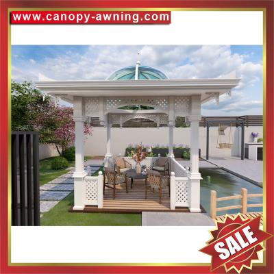 China excellent outdoor garden park alu aluminum aluminium gazebo pavilion canopy awning shelter for sale for sale