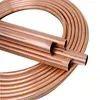 China Seamless Copper Nickel Alloy Pipe Oil Burner Lines Small Diameter Brass Tubing for sale