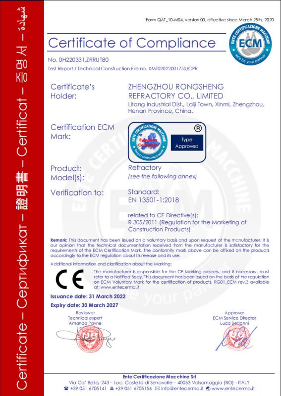 CE - Henan Rongsheng Xinwei New Materials Research Institute Co., Ltd
