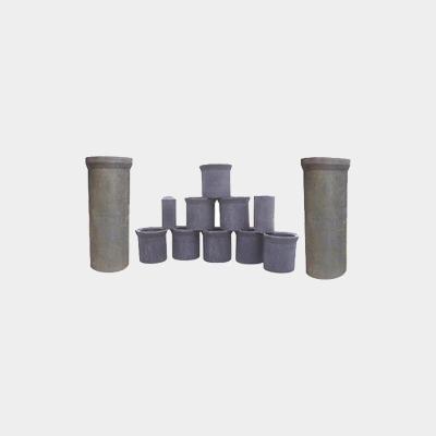China 50kg 250kg Sic Crucible Silicon Carbide Graphite Crucible Sagger For Melting for sale