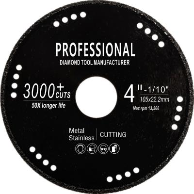 China 125mm Metal cutting Vacuum brazed diamond multifunctional saw blade for stainless steel for sale