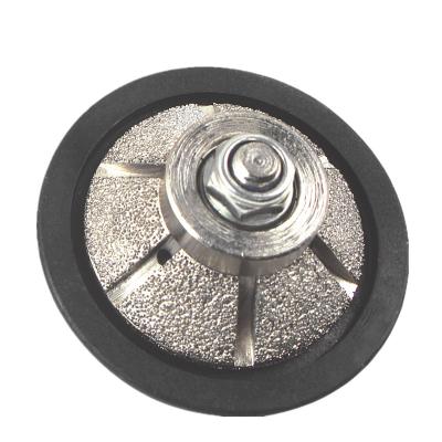 China Stone grinding wheel diamond vacuum brazed tools for granite marble ceramic en venta