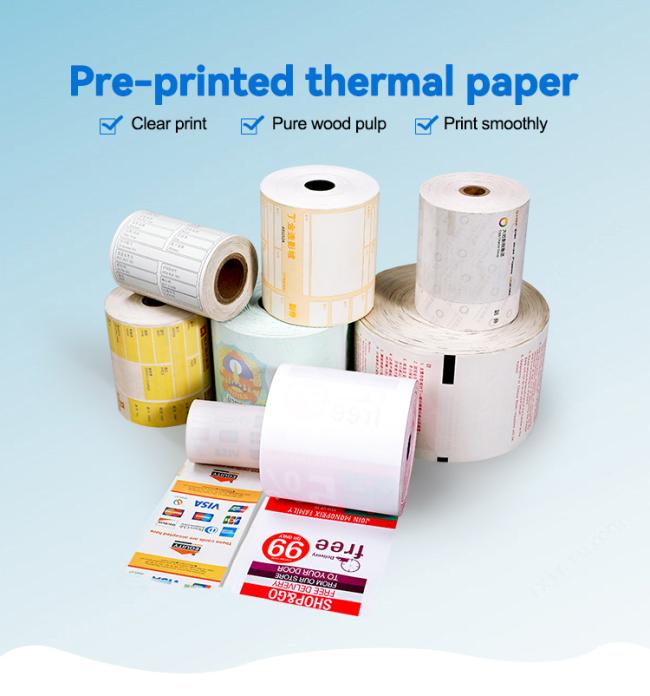 Regional logistics distribution center handling thermal paper rolls