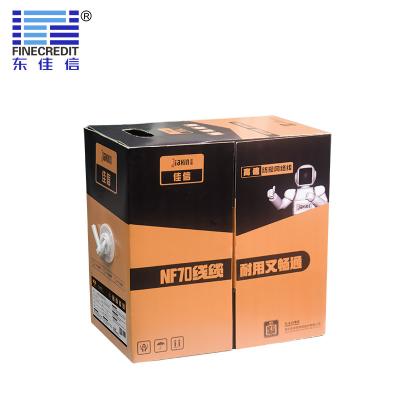 Китай Кабель Soild Lszh Cat6, кабель ethernet прочное HSYV 4 пары 23AWG SFTP продается