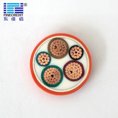 China Heavy Duty MICC Inorganic Mineral Insulated Cable 0.6/1kV Voltage 5 Core 5×16mm2 for sale