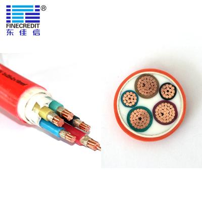 China 3×25+1×16MM2 Multi Cores Fire Rated Data Cable , LSZH 600/1000V Fire Protection Cable for sale
