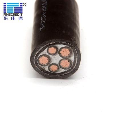 China N2XY YJV22 4 Core Xlpe Armored Power Cable , Low Voltage 10 Gauge 4 Wire Cable for sale