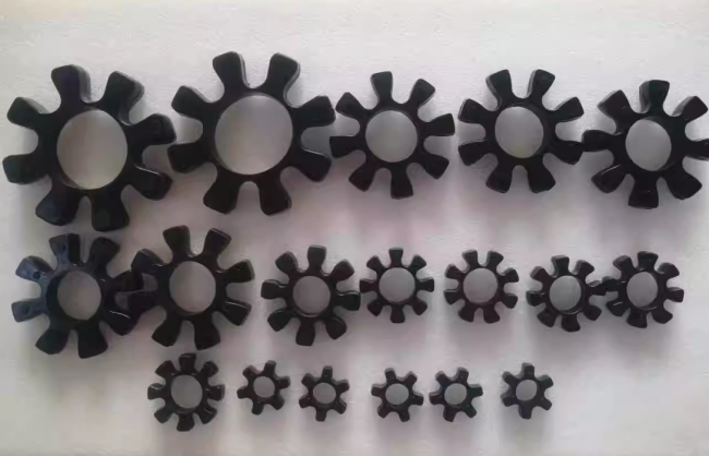 Rubber coupling spider size comparison chart