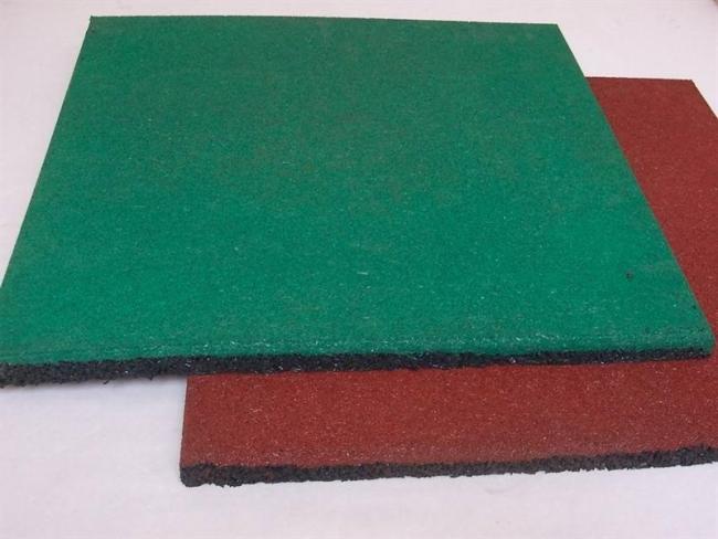 Industrial rubber sheet floor mat installation in commercial setting