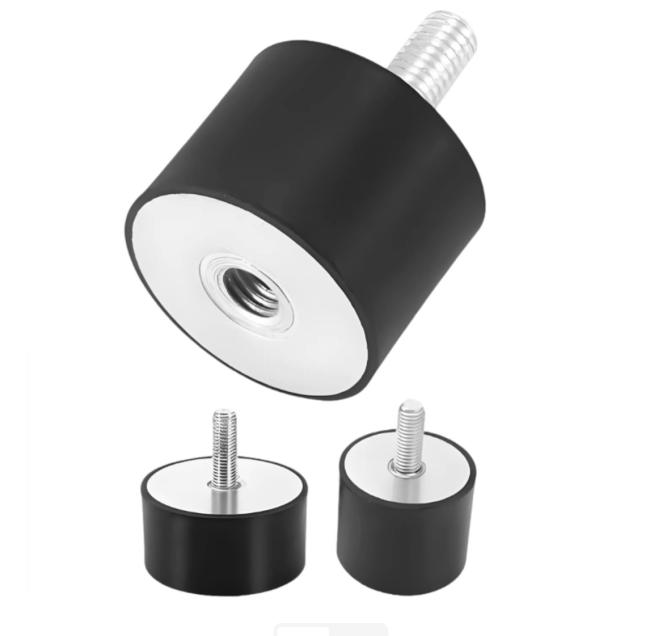 Rubber shock mount in industrial application