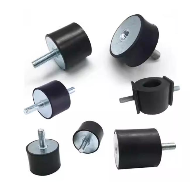 Rubber shock mount in packaging