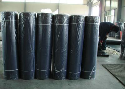 China Black Industrial Rubber Sheet 80+-5 Shore A Hardness 6-12Mpa Tensile Strength for sale