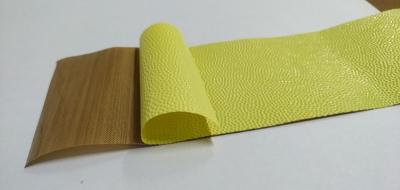 Chine Adhésif enduit beige de support de tissu de fibre de verre de Ptfe épaisseur de 0,08 - de 0.35mm à vendre