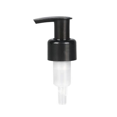 China Black 28mm Lotion Dispenser Pump 28 / 410 With Smooth Right Left Lock for sale