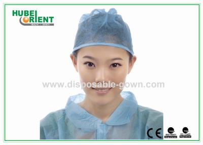 中国 防水外科使い捨て可能な頭部は使い捨て可能な毛の帽子をカバーします 販売のため