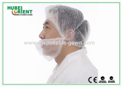 China Breathable Disposable Nonwoven Beard Cover With Single Elastic For Barber Shop for sale