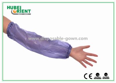 China PE Oversleeves Disposable Arm Sleeves Waterproof 18 Inches For Prevent Pollution for sale