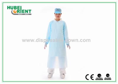 China Vestido respirável do CPE do uso médico da Óleo-prova dos vestidos protetores descartáveis do CPE da segurança à venda