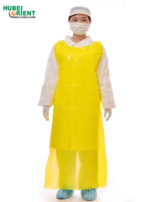 China CE MDR Certificated Medical PE Apron Anti Static Waterproof Without Sleeves for sale