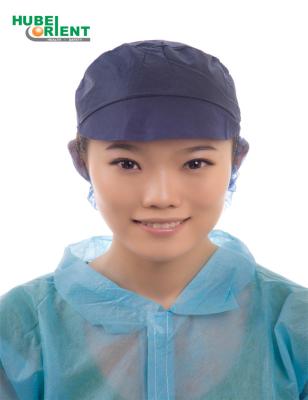 Chine Chapeau jetable gonflant protecteur d'avançon de tête non-tissée pour le travailleur à vendre