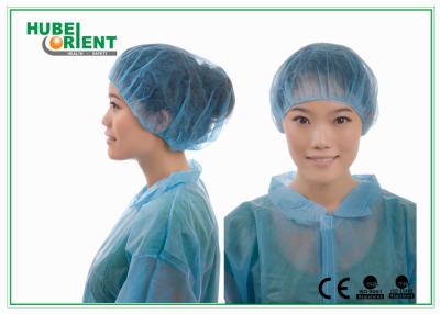 中国 使い捨て可能な医学の帽子のBouffant帽子の毛の頭部は外科ちり止めの生殖不能の帽子のNonwoven Bouffant毛の帽子をカバーする 販売のため
