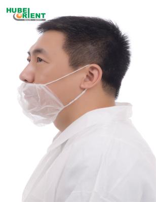 China Disposable Non Woven PP Beard Cover Face Cover Beard Net With Double Elastic for sale
