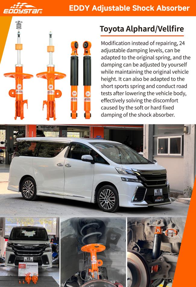 EDDYSTAR Adjustable Shock Absorber Kit technical specifications