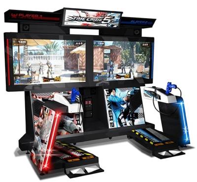 China Jogo de tiro Arcade Machine Coin Operated For da arma da crise 5 do tempo 2 jogadores à venda
