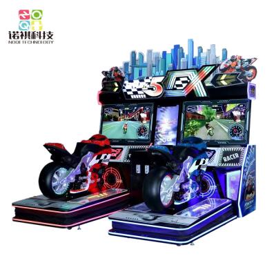 China 2000W 220v Motorbike Arcade Machine Linkable With Motion Seat for sale