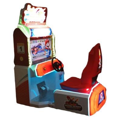 China Mario Karting Kids Arcade Car Racing Machine With 32'' Monitor for sale