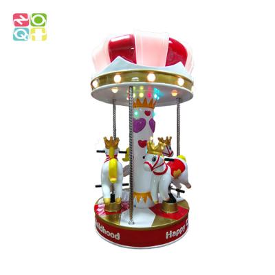 China arcade game Indoor Game Machine Amusement Ride 3 Seat 6 Seat Carousel Horse Ride for sale