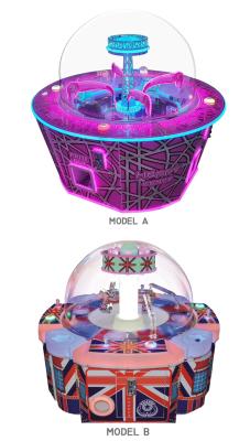 China Gift Vending Candy Pusher Machine Round Shape For 4 Players for sale