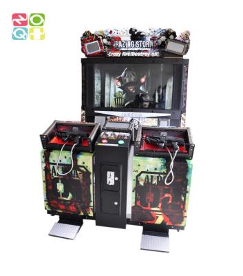 China Razing Storm Gun Arcade Machine With 55 Inch LCD Video Screen for sale