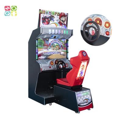 중국 마리오 카트 Dx 레이싱 시뮬레이터 아케이드 게임 머신 HD 자동차 게임 32인치 화면 판매용