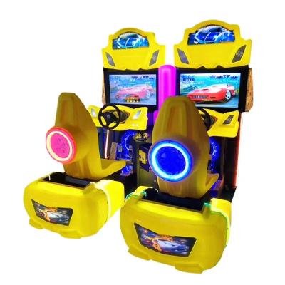 China Double Outrun Car Racing Game Machine 2 Players Racing Video Arcade Simulator Games With Cabinet for sale