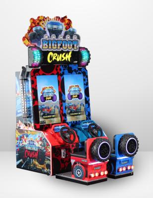 China Dual Players Bigfoot Crush Action Packed Monster Truck Racing Game For Kids for sale
