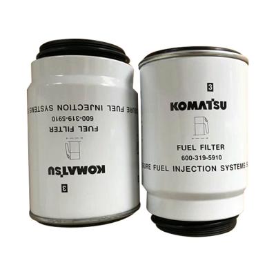 China Komatsu PC60-8 PC70-8 Excavator Accessories 6271-71-7300 600-319-5910 Oil Water Filter Element for sale