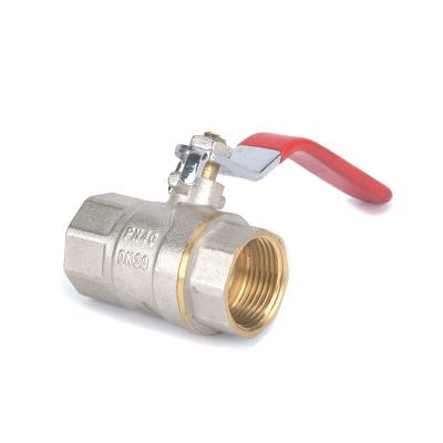 China Large Flow Metal Ball Valve Forged 1/4'' - 4'' Brass Water Ball Valve for sale