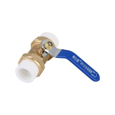China  Fixed Brass Lockable Ball Valve 1.0-1.6Mpa Pressure for sale