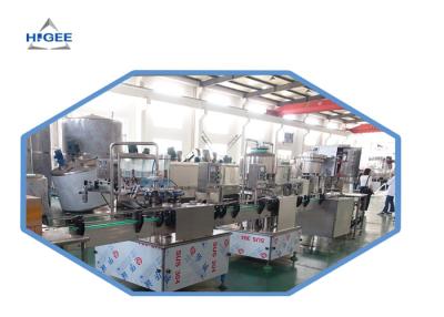 China Long Service Life Liquid Beverage Filing Machine With Conveyer Belt Material for sale