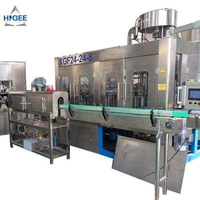 China Small Rotary Automatic Water Filling Machine 50 Filling Head Gravity Filling for sale